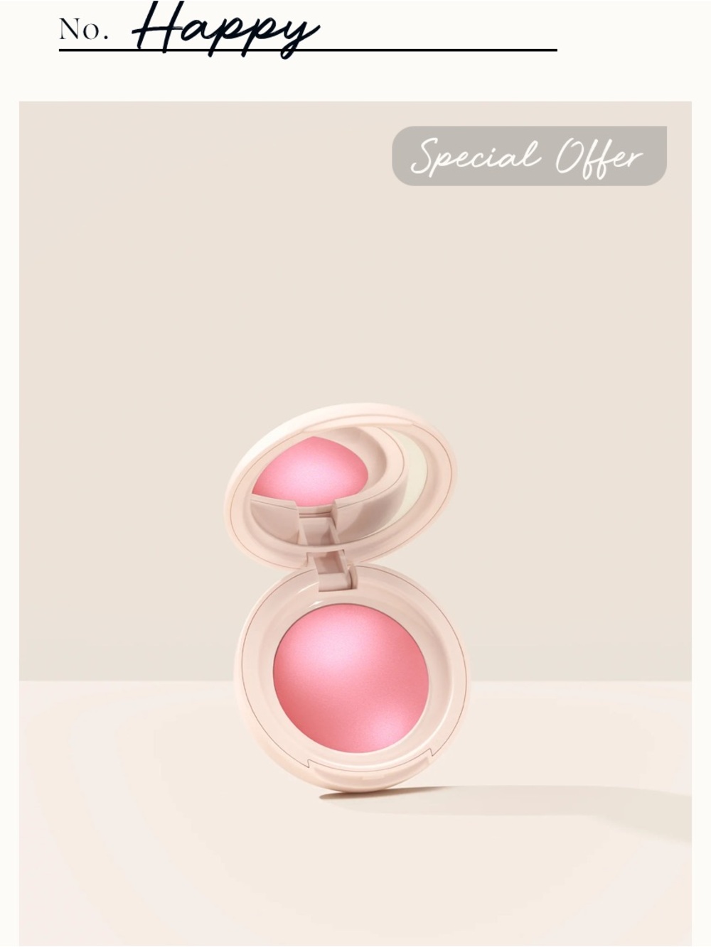Rare Beauty’s Soft Pinch Luminous Powder Blush - Happy Shade